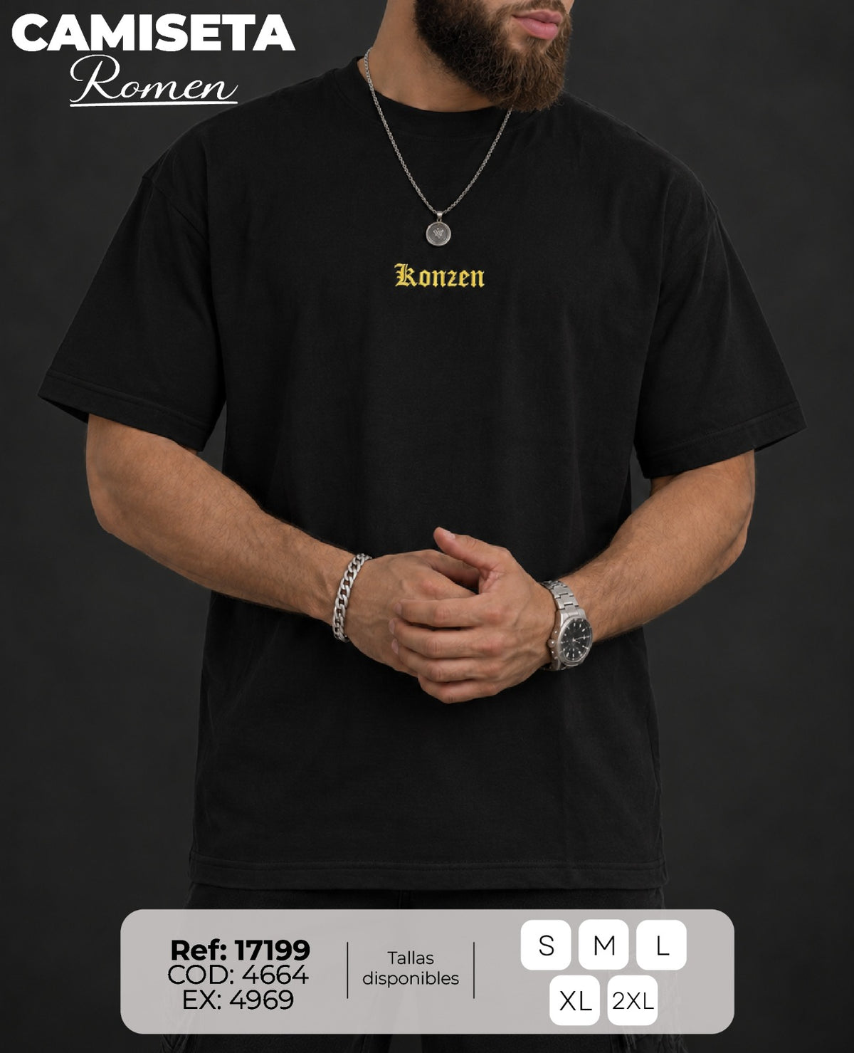 camiseta romen hombre