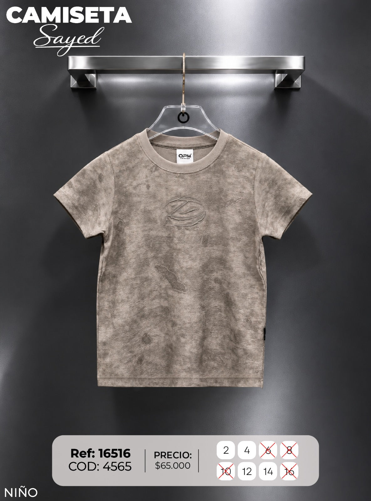 camiseta sayed 1 niño