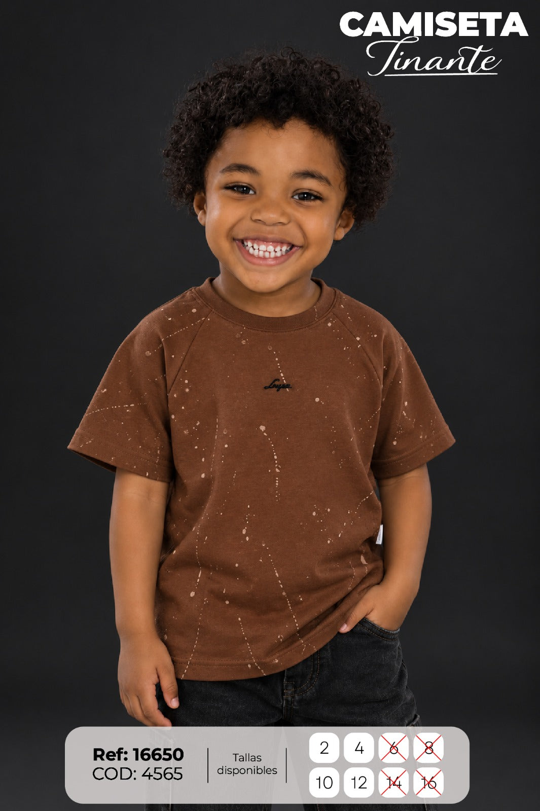 camiseta tinante niño