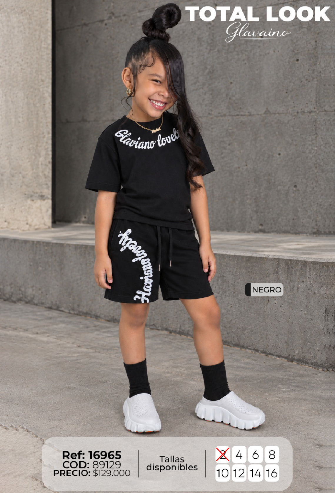 total look glaviano niña