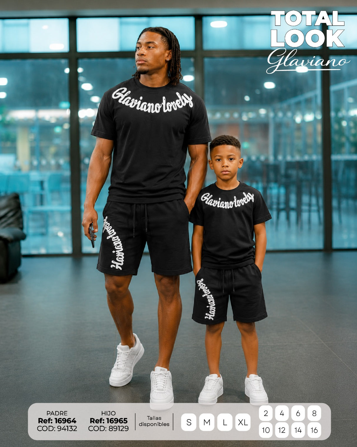 total look glaviano padre e hijo