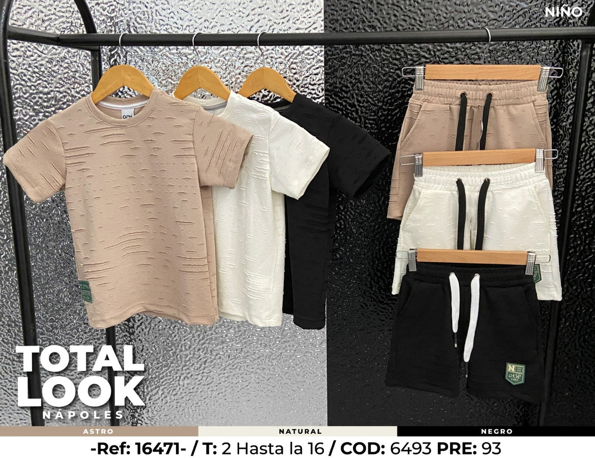 total look napoles collage niño