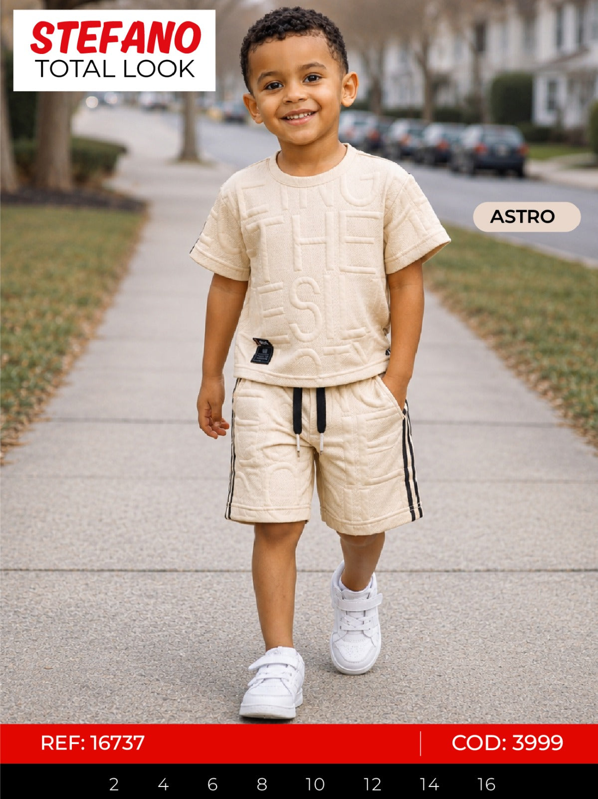total look stefano astro niño outlet