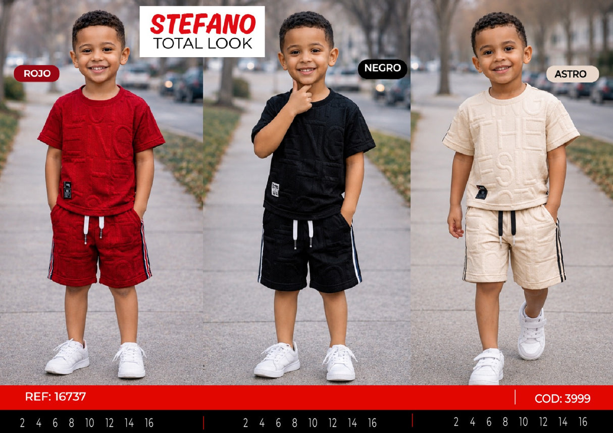 total look stefano collage niño outlet