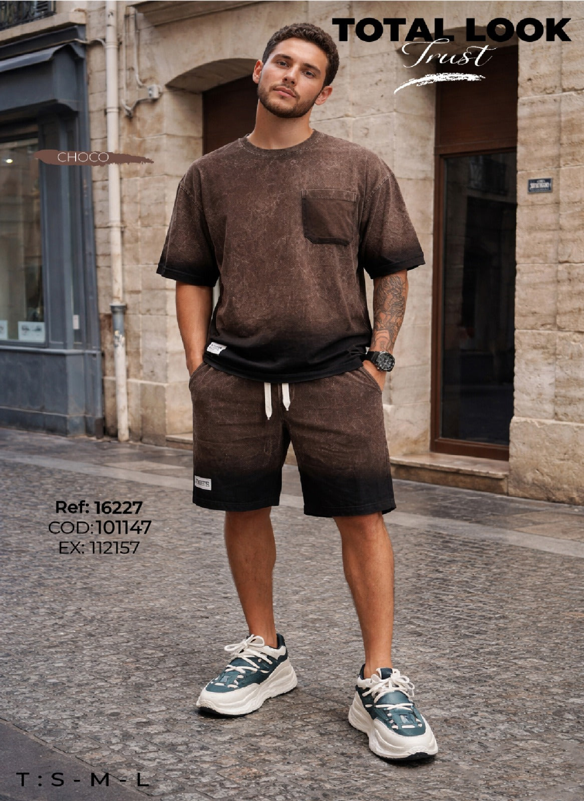 total look trust choco hombre