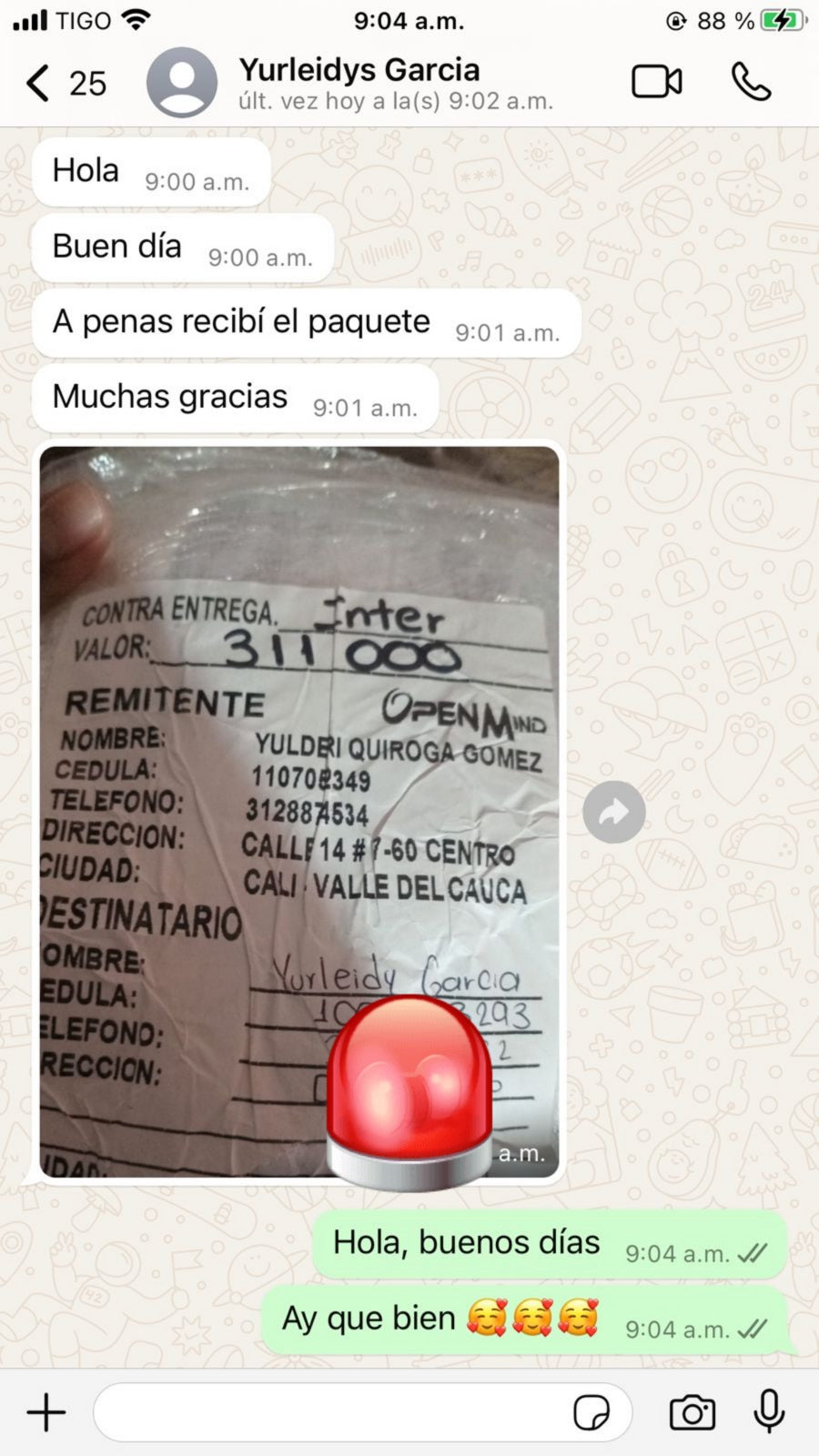 Yurleydis Barbacoas- Nariño