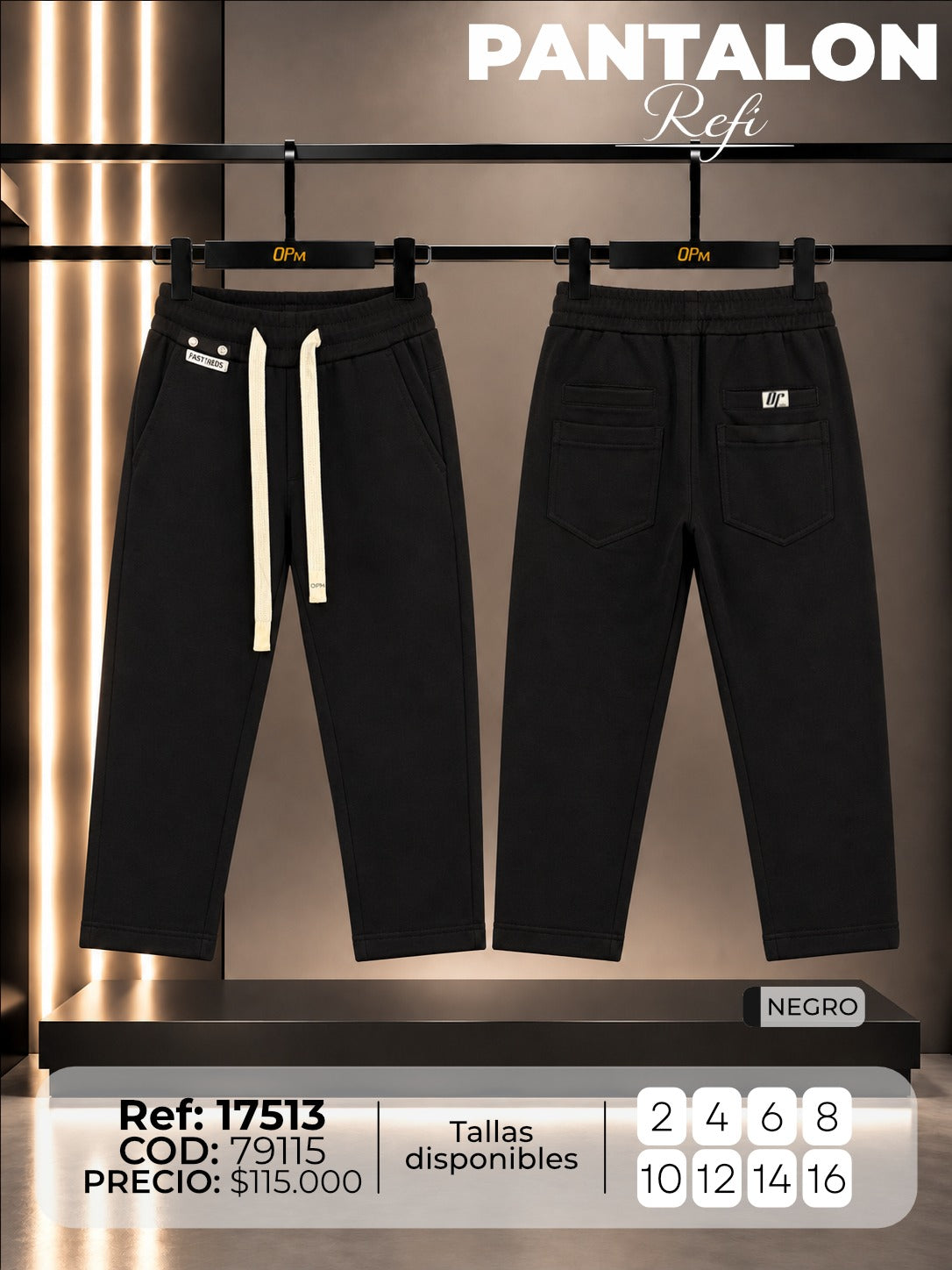 Pantalon refi niño