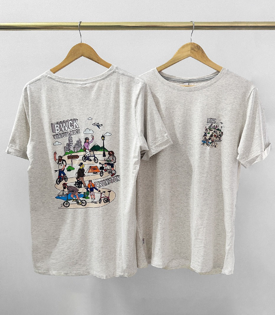 Camiseta estampada hombre