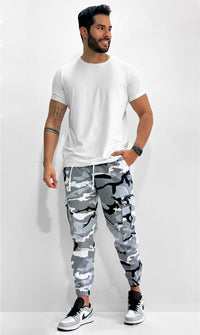 Jogger cargo militar hombre