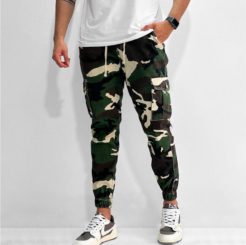 Jogger cargo militar hombre