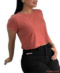 Camiseta corta para dama