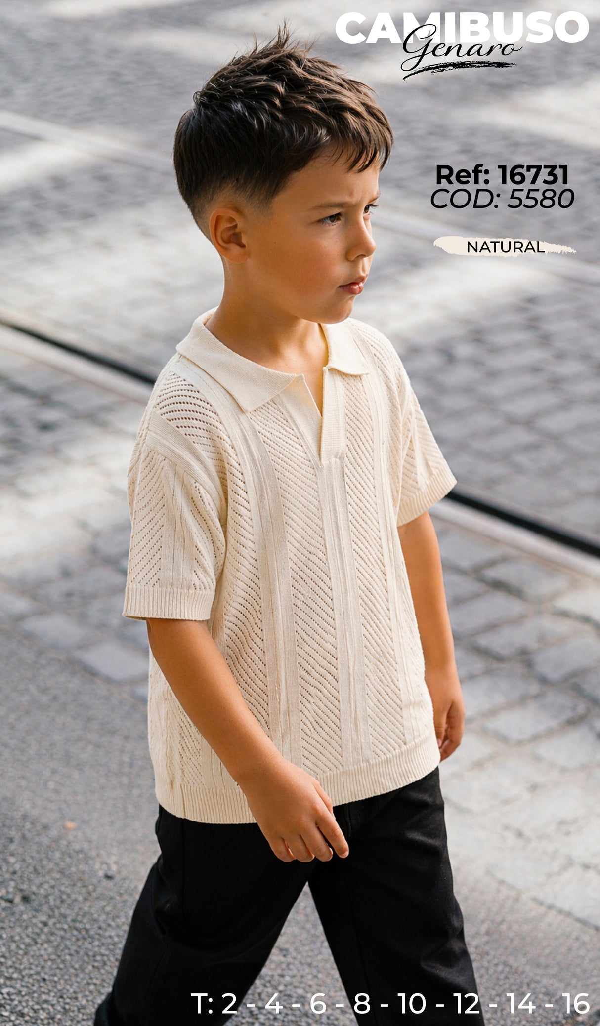 camibuso genaro natural niño
