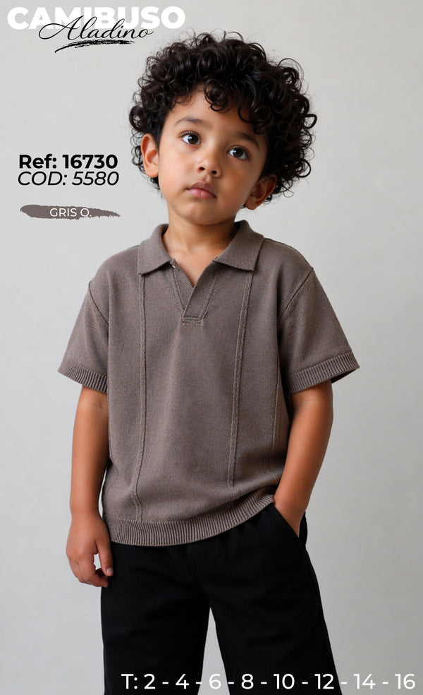 camibuso aladino gris o niño