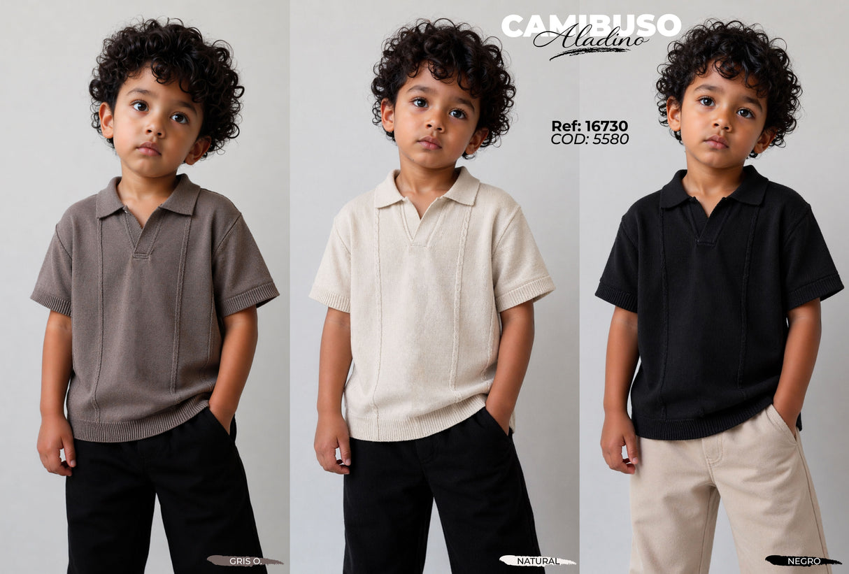 camibuso aladino collage niño