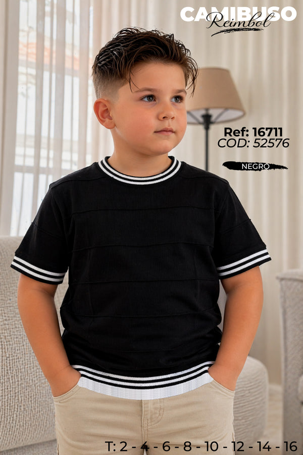 camibuso reimbol negro niño