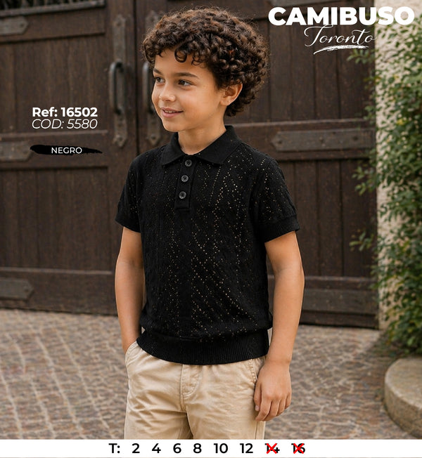 camibuso toronto negro niño