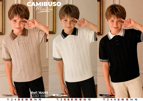 camibuso menton collage niño