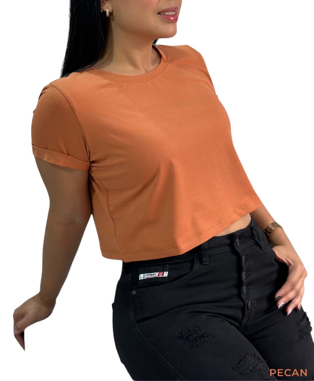 Camiseta corta para dama