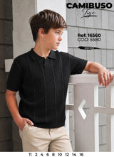 camibuso tigo negro niño