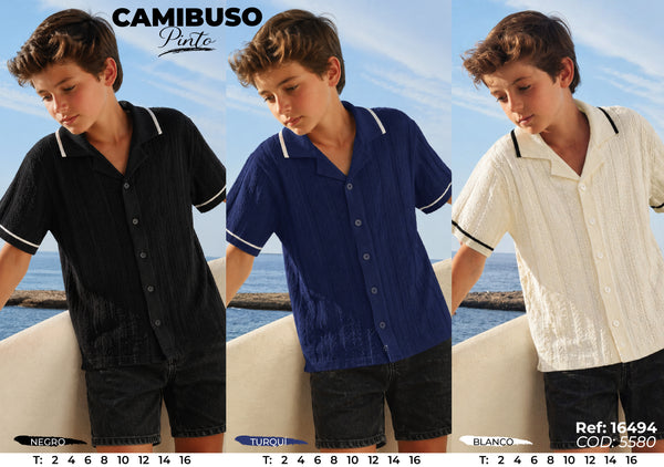 camibuso pinto collage niño