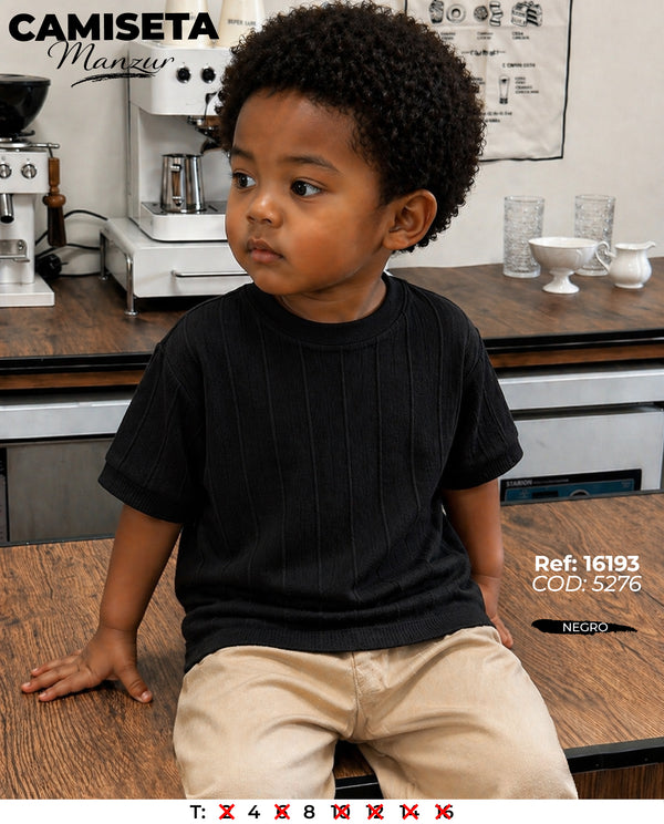 camibuso manzur negro niño