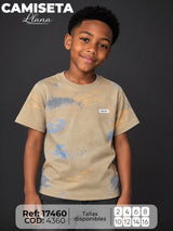 camiseta llana niño