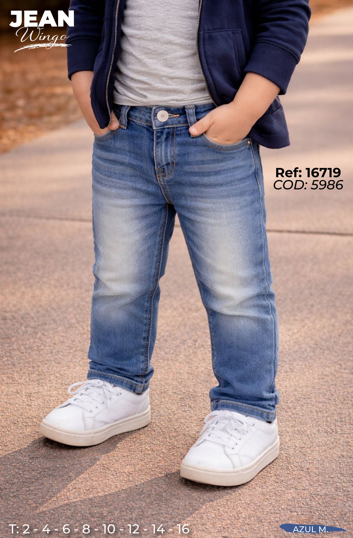 jean wingo azul m niño