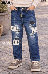 jean cut rond niño