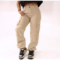 Pantalon cargo litchi