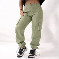 Pantalon cargo litchi