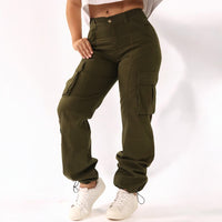Pantalon cargo litchi