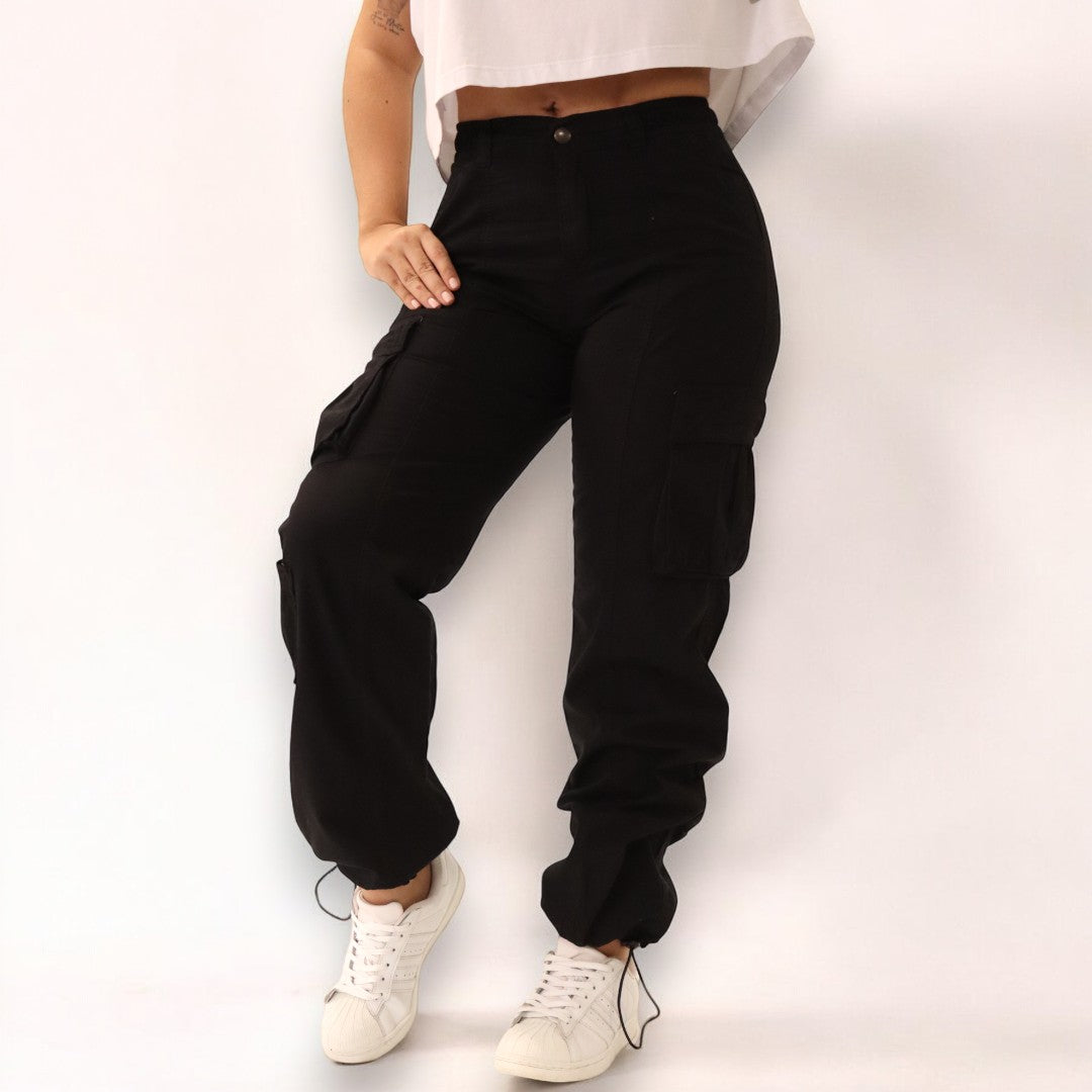 Pantalon cargo litchi
