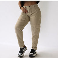 Pantalon cargo cereza mujer