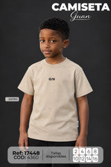 camiseta guan niño