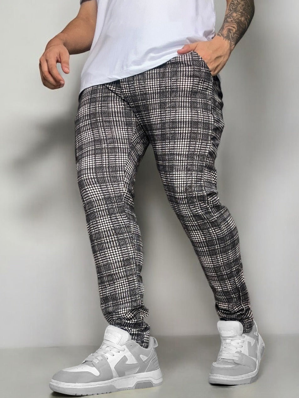 Pantalon a cuadros para hombre