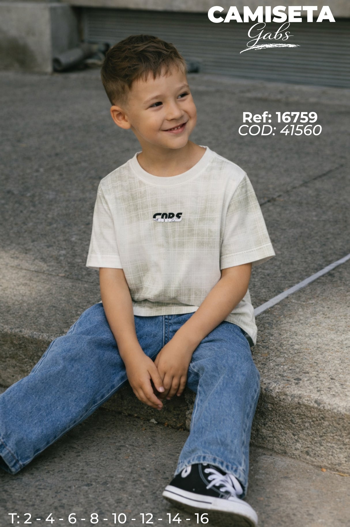 camiseta gabs niño