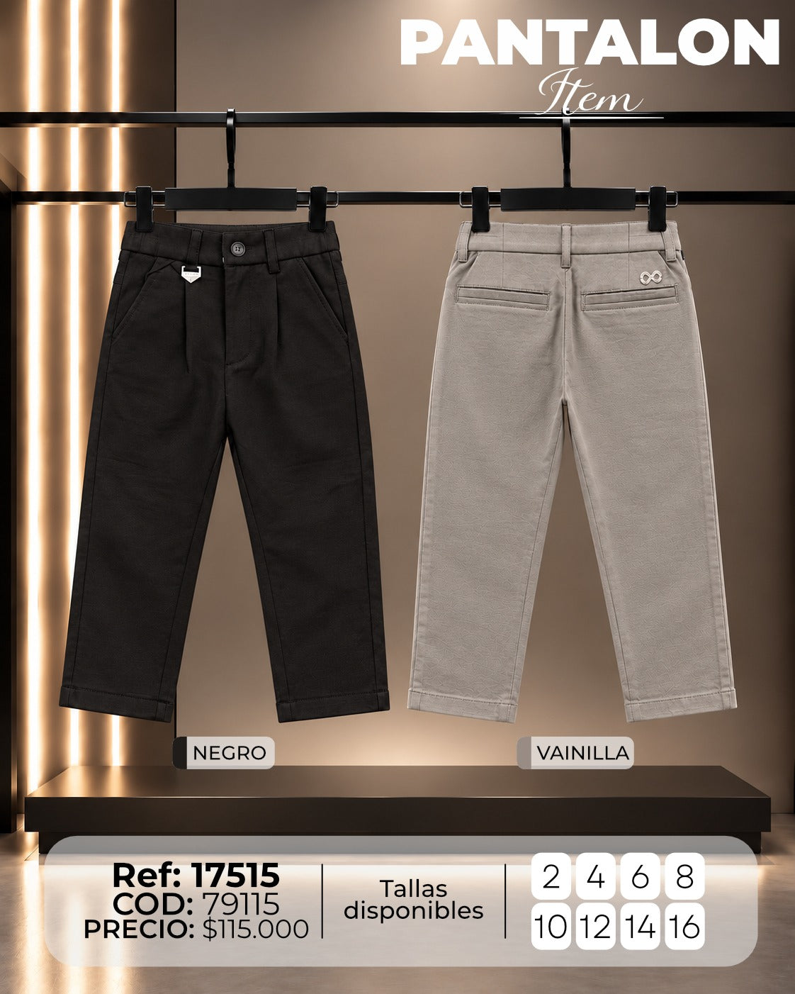 Pantalon item niño
