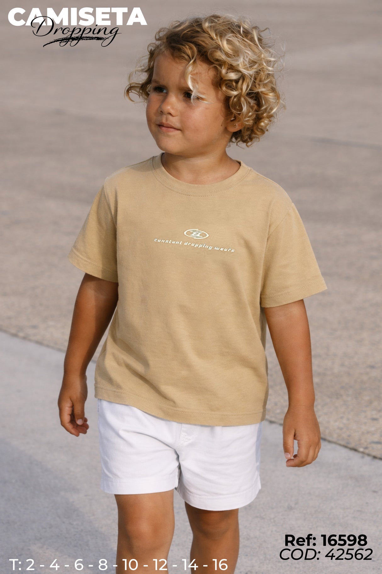 camiseta dropping niño