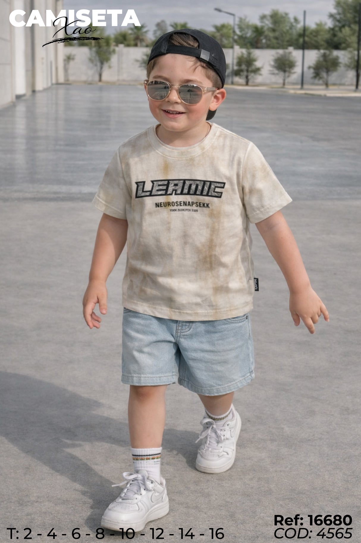 camiseta xao niño