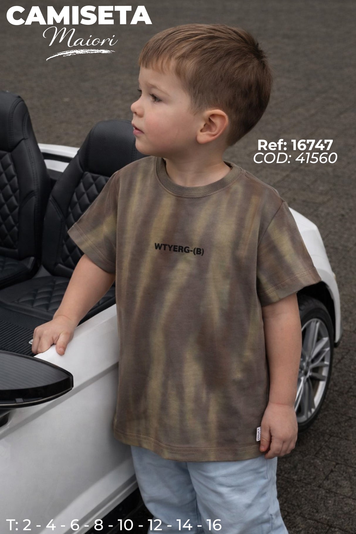 camiseta maiori niño