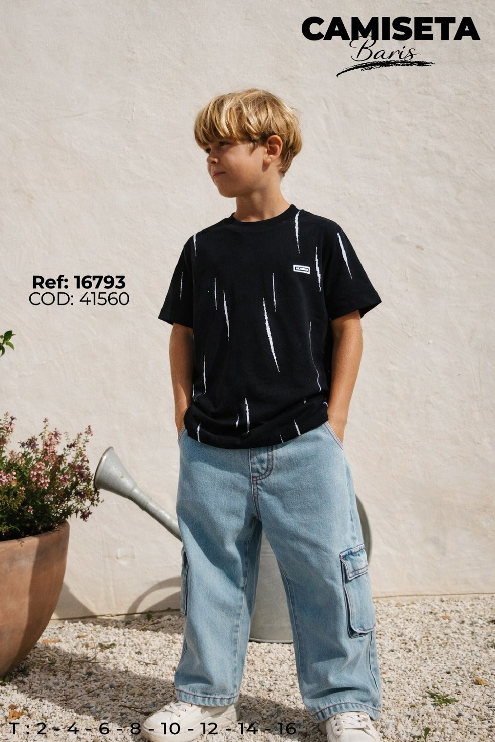 camiseta baris niño