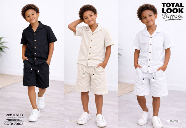 total look battista collage niño
