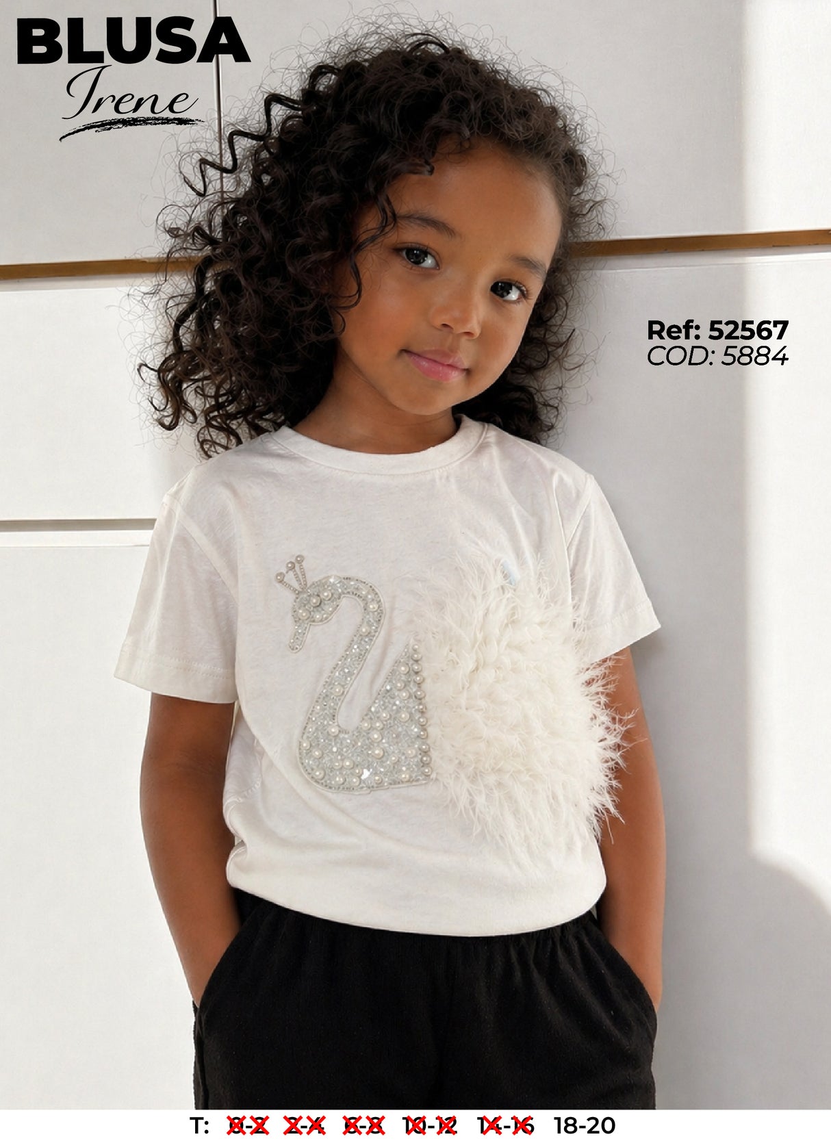 blusa irene niña