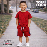 total look stefano rojo niño