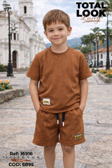 total look larry camel niño