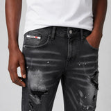 Jean Cut Fleur