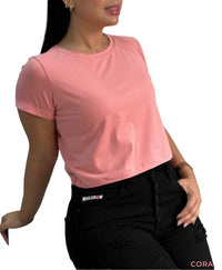 Camiseta corta para dama