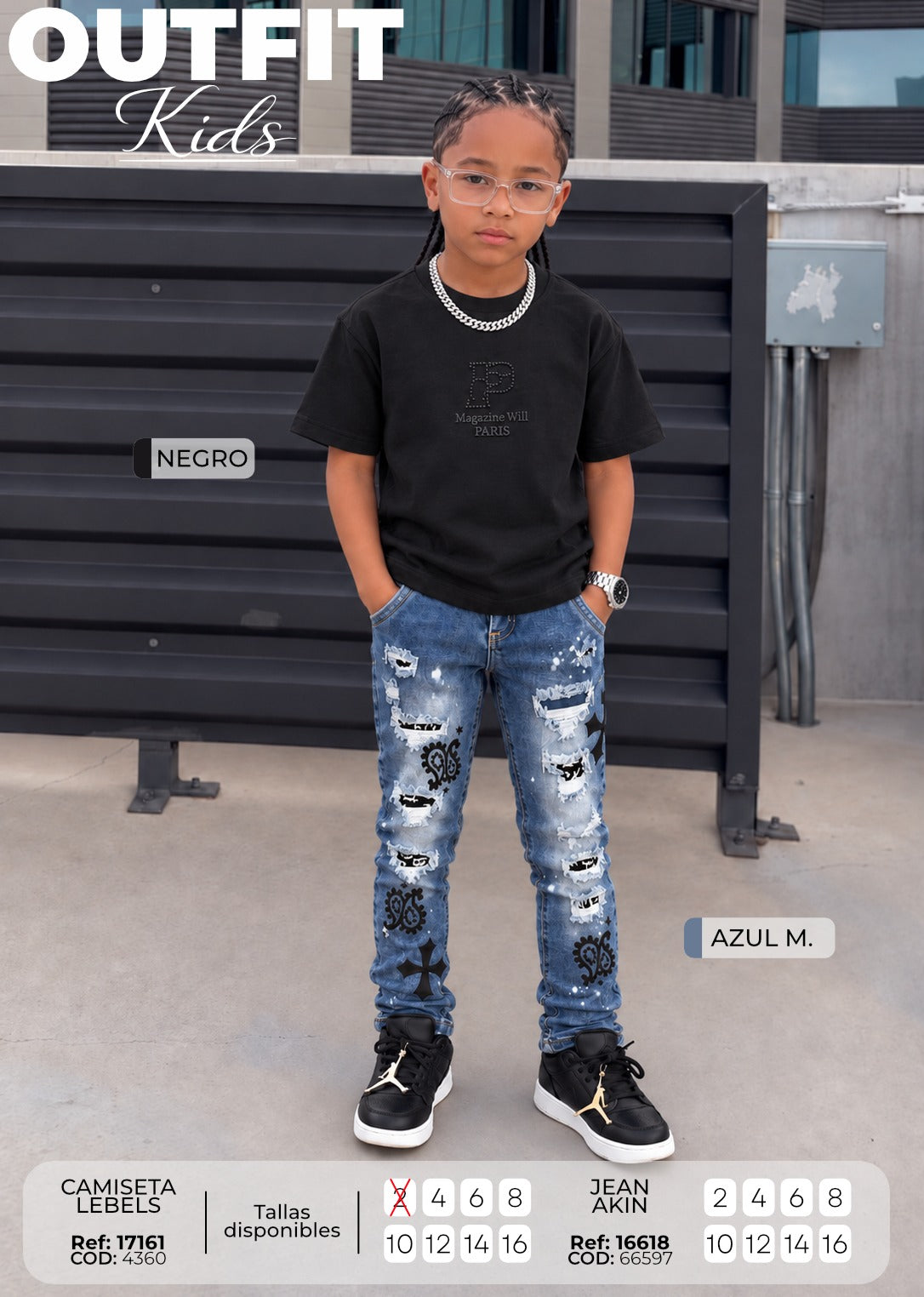 OUTFIT LEBELS NIÑO