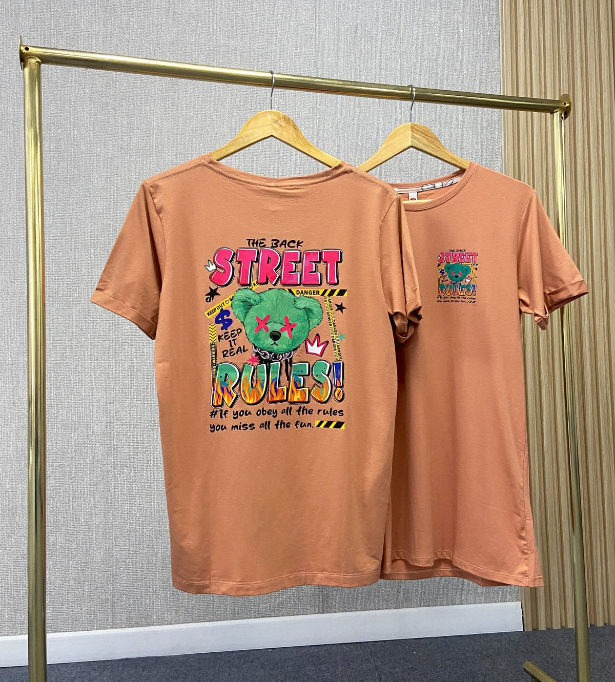 Camiseta estampada hombre