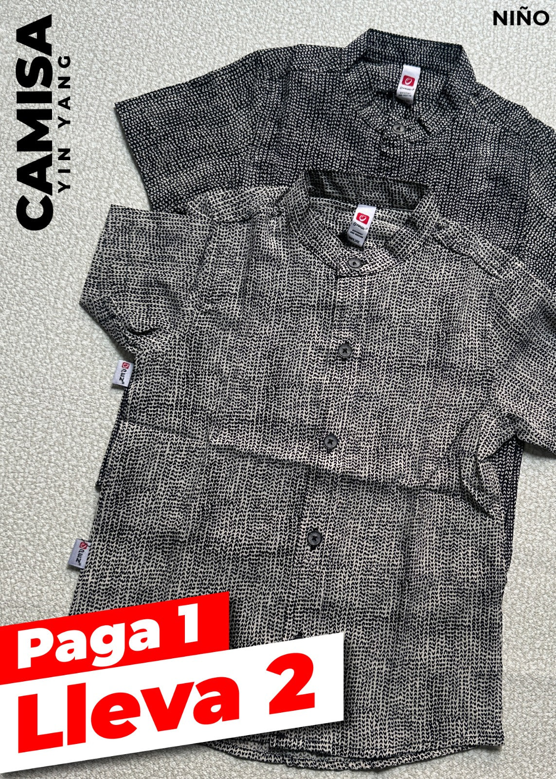 Camisa YING YANG niño